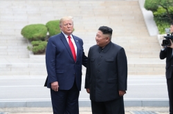 [Photo News] Photo News: Trump meets Kim Jong-un at Panmunjom, inter-Korean border village