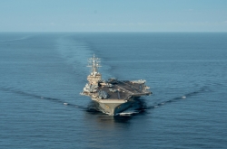 US aircraft carrier redeployed near Korean Peninsula in warning to N. Korea