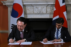 S. Korea, UK to establish foreign, defense ministerial dialogue, fight cyber threats