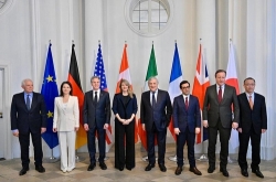 G7 foreign ministers strongly condemn N. Korea's arms transfers to Russia