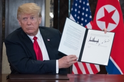 [US-NK Summit] A ‘very comprehensive’ document signed: Trump