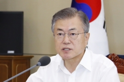Moon urges complete measures to reduce damage from typhoon