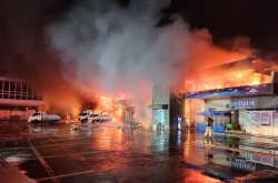 227 shops damaged in fire at traditional market