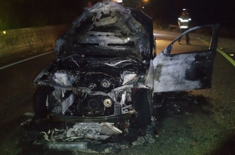 Another BMW car catches fire amid safety scandal