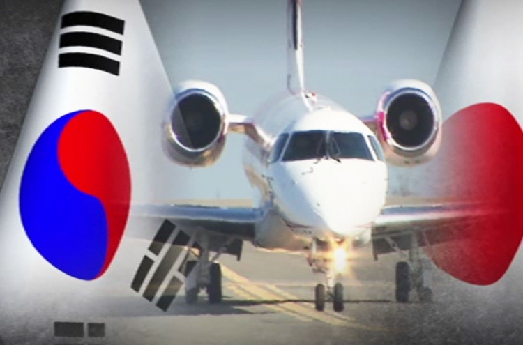 S. Korean airlines reduce flights to Japan amid trade row