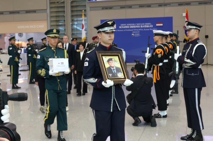 Late Dutch veteran of Korean War to be laid to rest in S. Korea