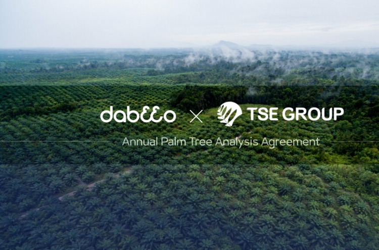 Dabeeo launches palm oil farm AI monitoring project in Indonesia, covering area larger than Seoul