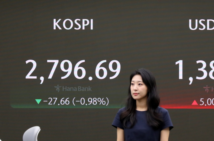 Seoul shares open lower on Wall Street losses