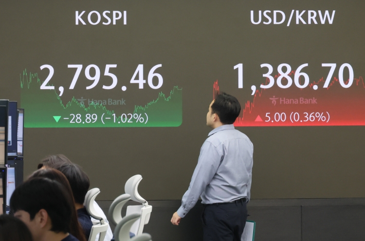 Seoul shares dip for 3rd straight session on Wall Street losses