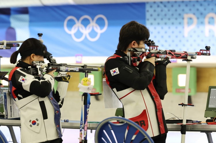 S. Korea secures at least silver in mixed rifle team event for 1st medal in Paris