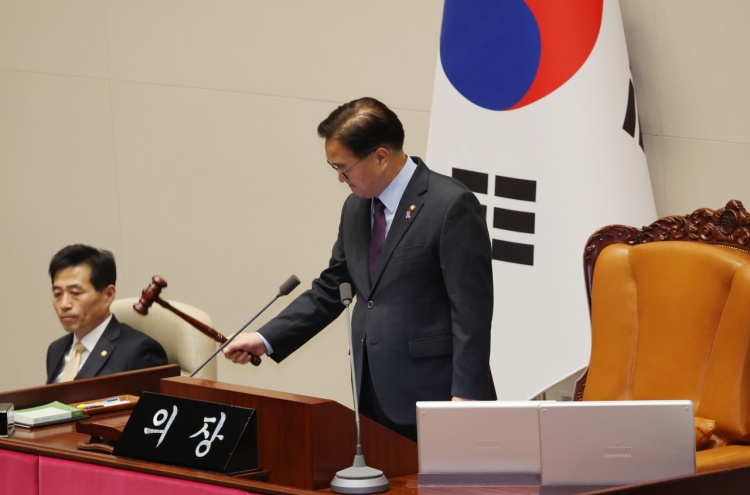 Opposition tables motion to impeach Yoon Suk Yeol in plenary session