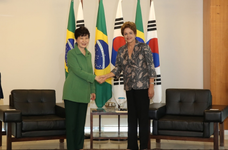 S. Korea, Brazil agree to bolster ties