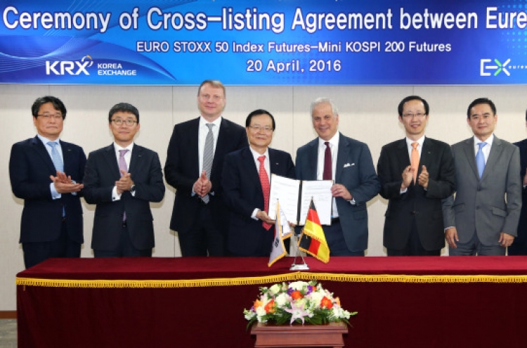 Korea Exchange agrees on cross-listing with Eurex