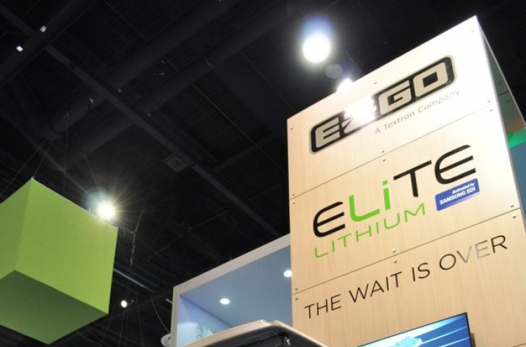 Samsung SDI supplies lithium-ion batteries for E-Z-GO golf cars
