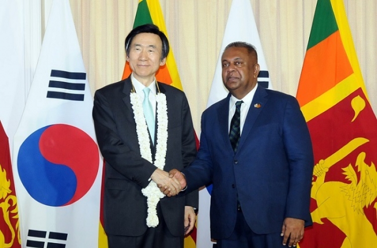 S. Korean, Sri Lankan top diplomats agree to cooperation in pressuring N. Korea