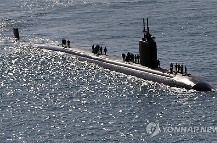 US nuclear submarine joins combined exercise in Korea