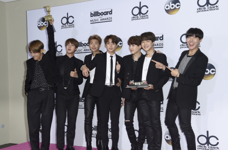 BTS becomes first K-pop group to win at Billboard Music Awards