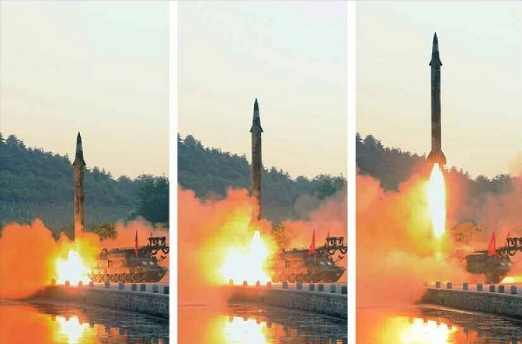 NK’s successful new ballistic missile test poses threat to US aircraft carrier