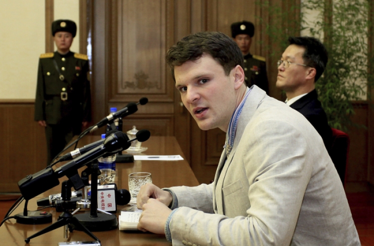 Doctors report Warmbier’s brain damage while voices grow for NK travel ban