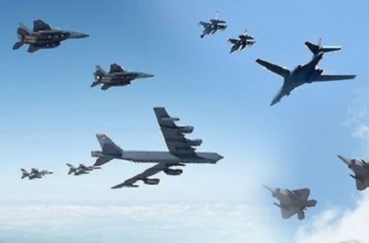 Two B-1B bombers to train over Korea
