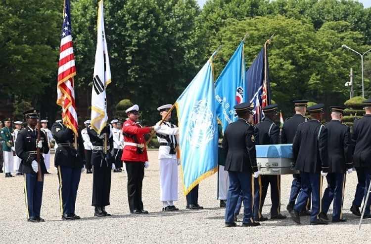 Korean hands over remains of fallen US soldier days before war anniversary