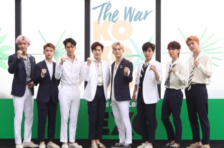 EXO aims to become quadruple million seller with ‘The War’