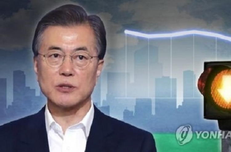 Moon's approval rating declines amid N. Korean risks