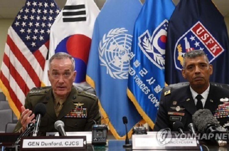 US ready for 'decisive' action against NK, but focusing on diplomacy: Dunford