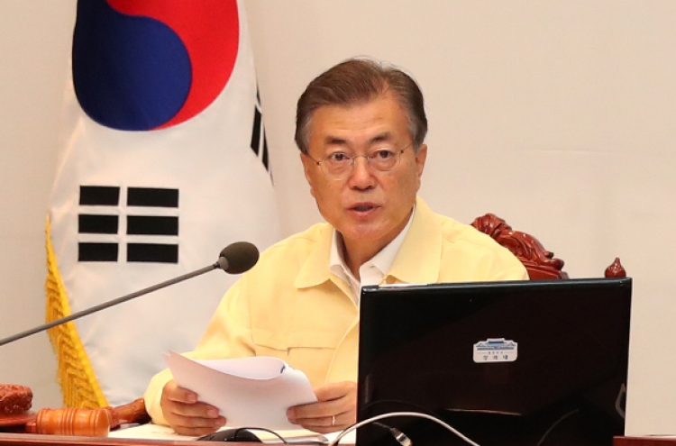 Moon warns N. Korea not to use Korea-US exercises as pretext for provocations