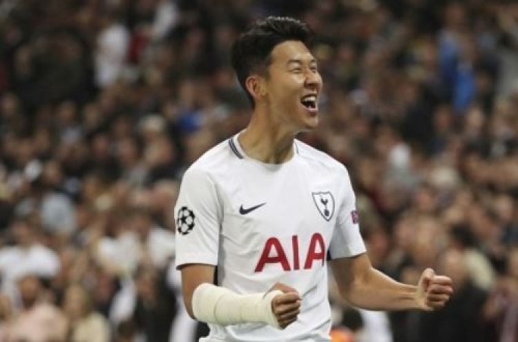 Tottenham's Son Heung-min scores 1st goal of season