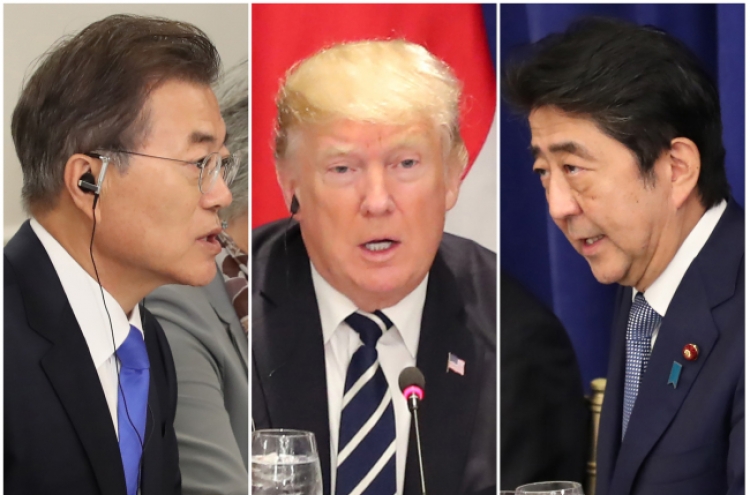 Moon’s talk of peace snubbed as US-NK tensions flare up again