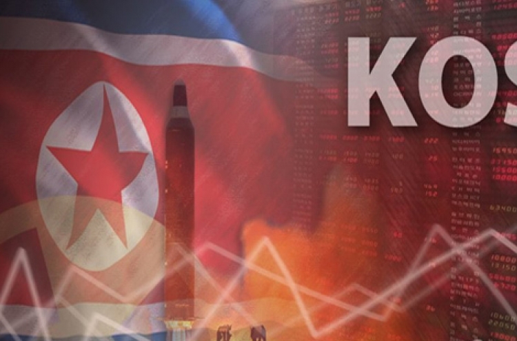 S. Korean shares open lower amid escalating tensions over N. Korea