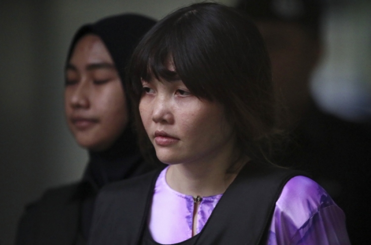 Video of fatal attack on Kim Jung-nam shown at women's trial