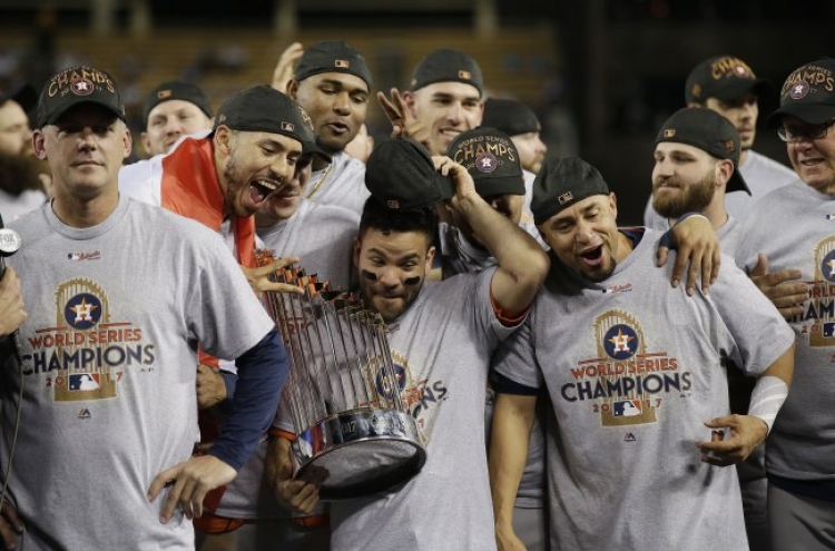 Astros win 1st World Series crown