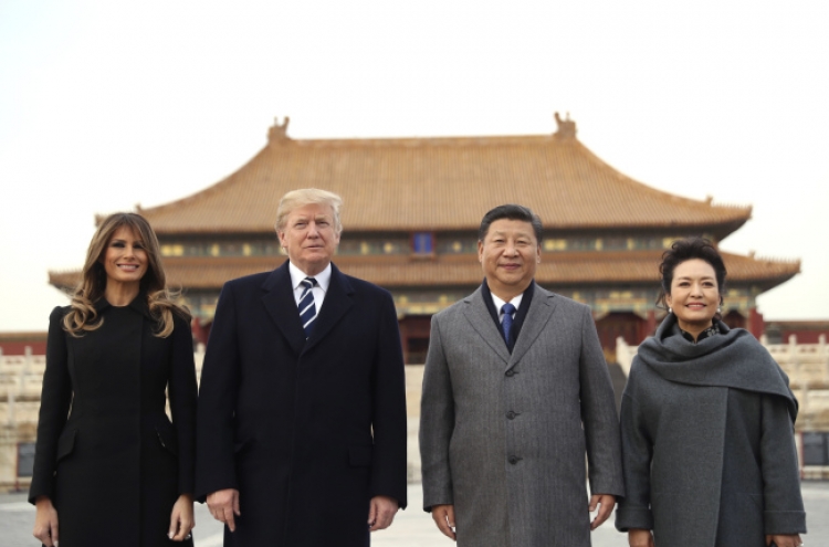 Trump to push China on trade, North Korea during 2-day visit