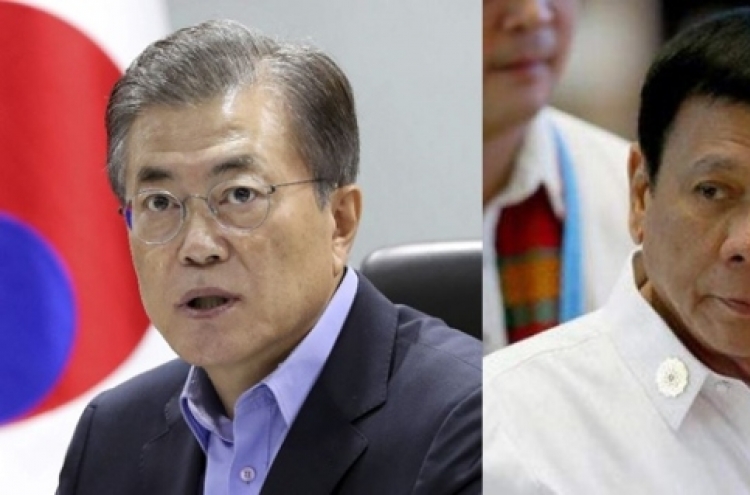 Korean, Philippine leaders agree to improve ties, better protect nationals