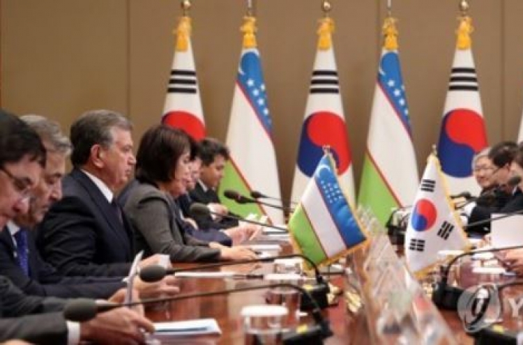 Korea agrees to provide $2.5b worth of support to Uzbekistan