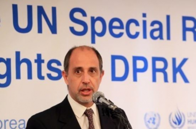 UN rapporteur urges UNSC to refer N. Korean human rights violations to ICC