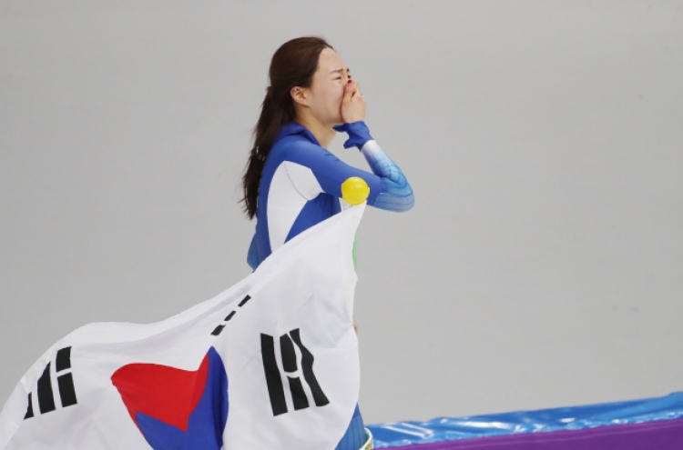 [PyeongChang 2018] Speedskater Lee Sang-hwa wins silver in 500 meters
