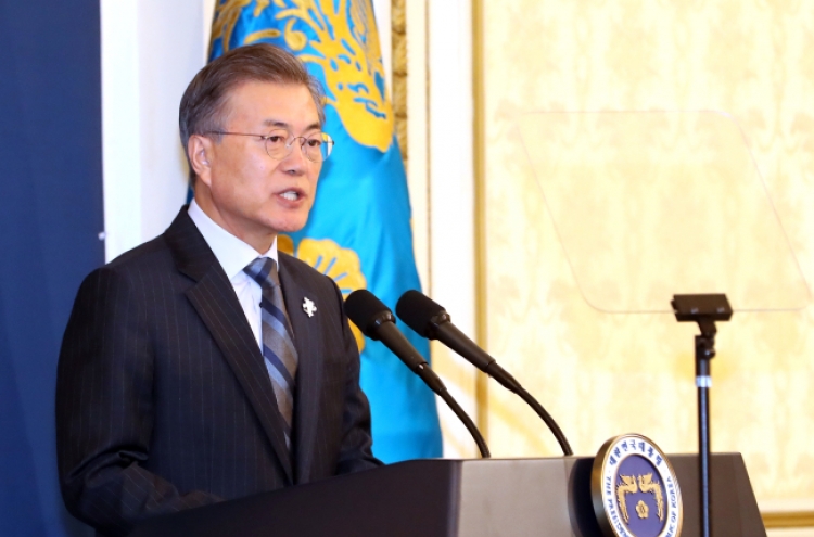 Moon calls for people-oriented revision of Constitution
