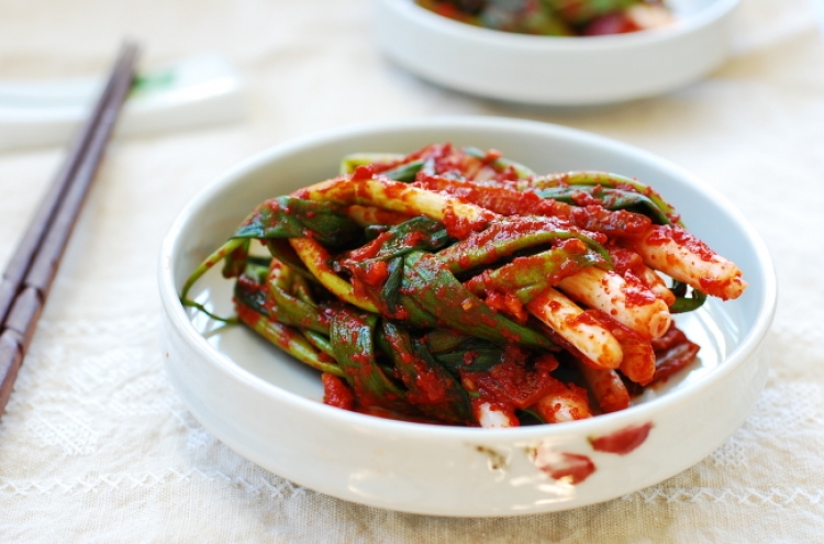 [Home Cooking] Pa kimchi (green onion kimchi)