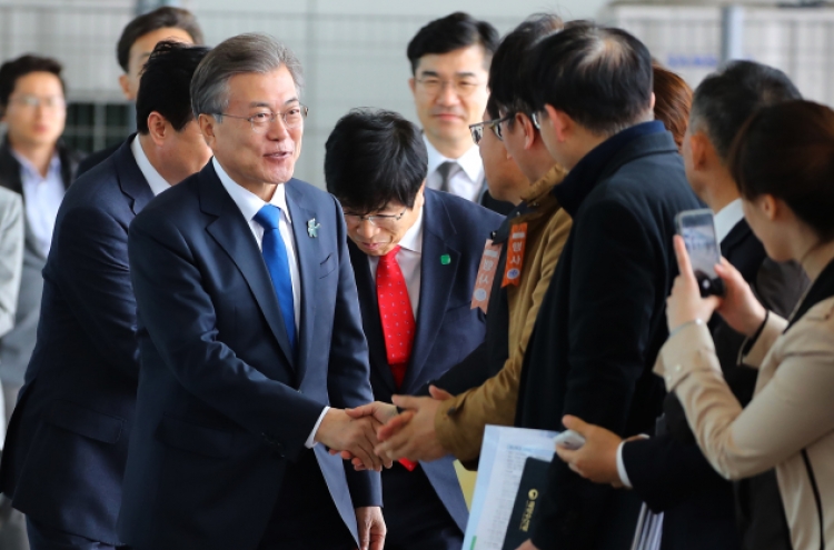 Moon says S. Korea's destiny can change dramatically through inter-Korean, US-NK summits