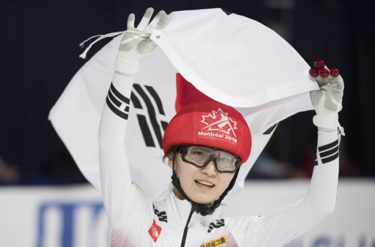 Korean Olympic champion claims 3rd world overall title in short track