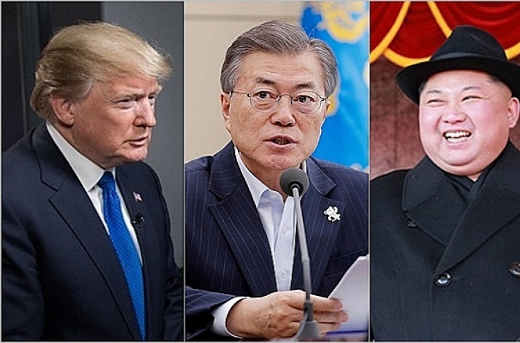 Moon hints at trilateral summit with US, NK