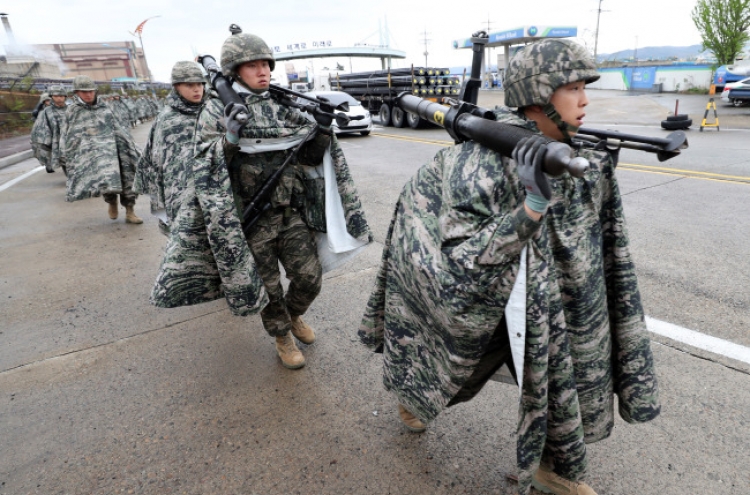 Military training on inter-Korean summit day still up in air