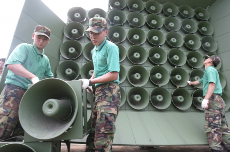 S. Korea’s loudspeakers along DMZ silenced