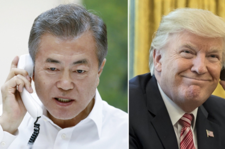 Moon ramps up cooperation with US, Japanese leaders in inter-Korean summit follow up