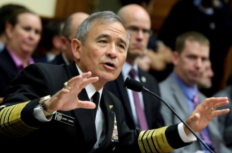 [Newsmaker] Harry Harris: Top Navy commander with clear-eyed view on North Korea