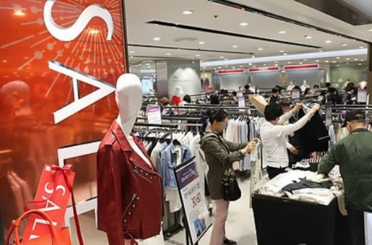 Department store sales bolstered by May holidays