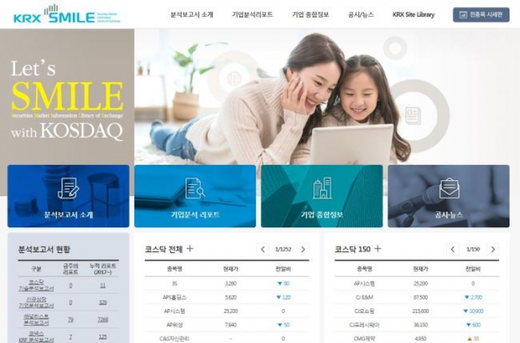 [Advertorial] KRX moves to boost coverage of small cap shares through new web portal